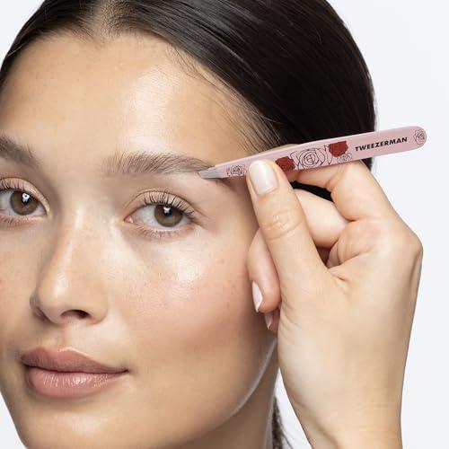 Tweezerman Tweezerman Aurora Slant Tweezer - Eyebrow Tweezers for Women and Men