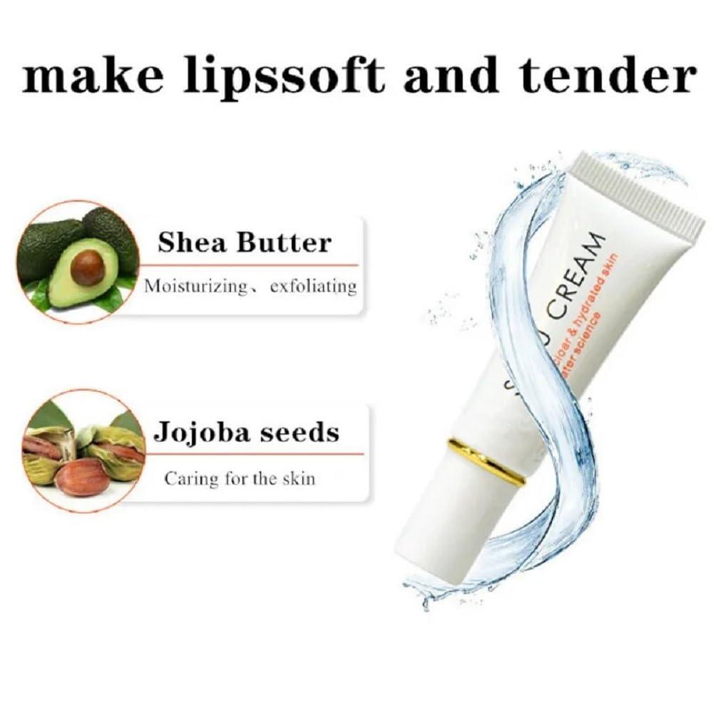 MeXmoB Magic Lip Lighten Scrub Dark Black Lip Removal Exfoliation Pigmentation Fade Dull Pink Lip Balm Brighten Anti-Crack Moisturizing