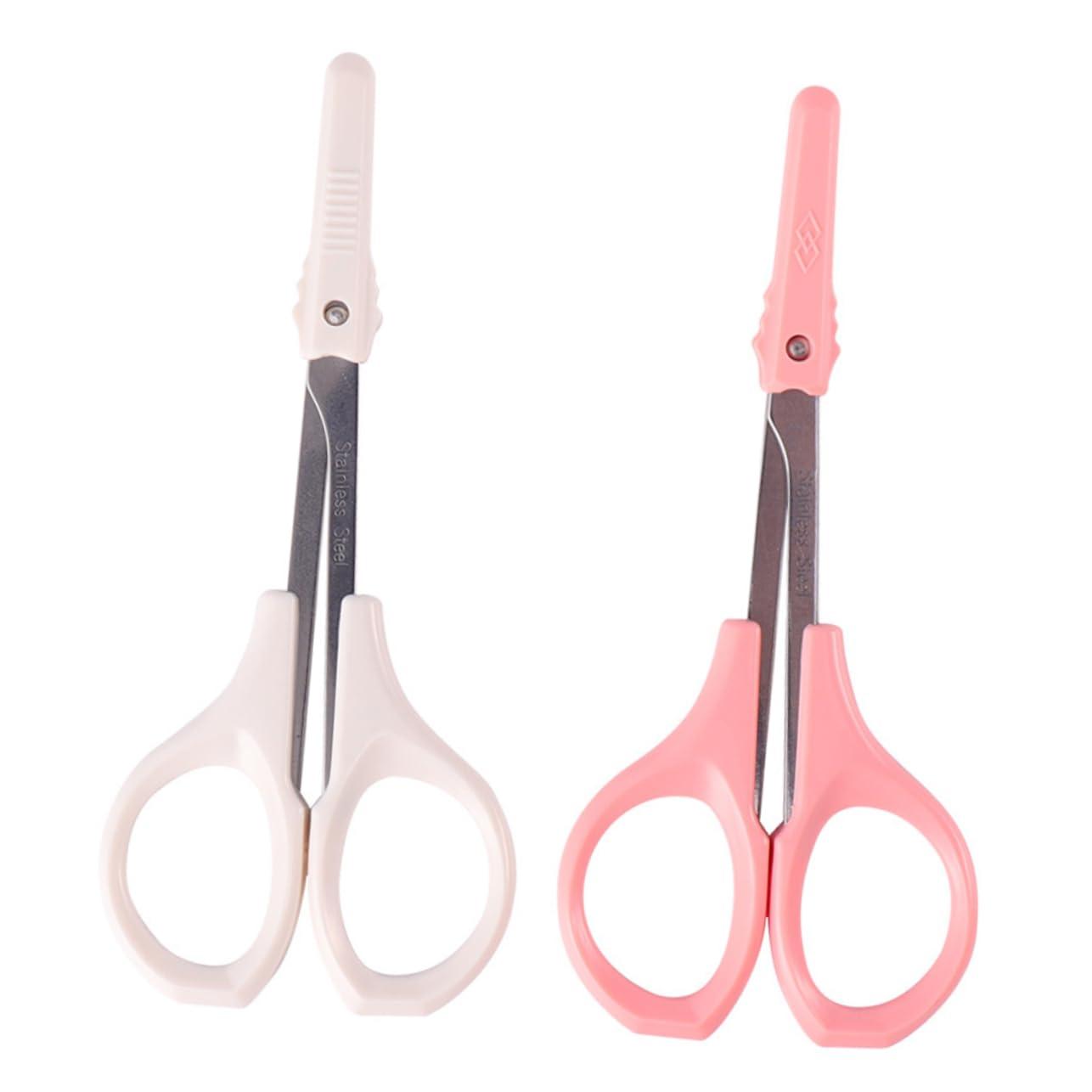 Didiseaon 3sets Beauty Scissors Lash Scissors Eyelash Trimmers Facial Trimmer Manicure Scissors Precision Scissors Tip Scissors Dead Skin Scissor Eyebrow Scissors Beauty Tool Stainless 2pcs*3 Didiseaon