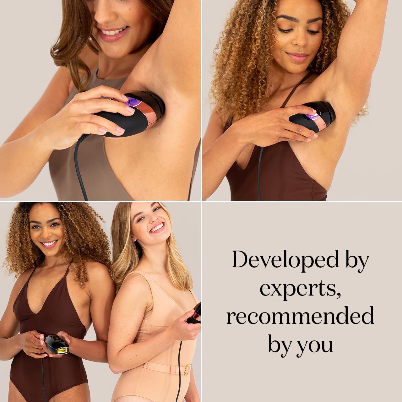 SMOOTHSKIN SmoothSkin Bare Fit IPL long-lasting body and facial hair removal device for women & men - alternative to laser hair removal. With precision head.