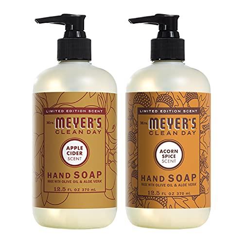 MRS. MEYER'S CLEAN DAY MRS. MEYER'S CLEAN DAY Hand Soap Variety Pack, 1 Apple Cider, 1 Acorn Spice, 2 CT