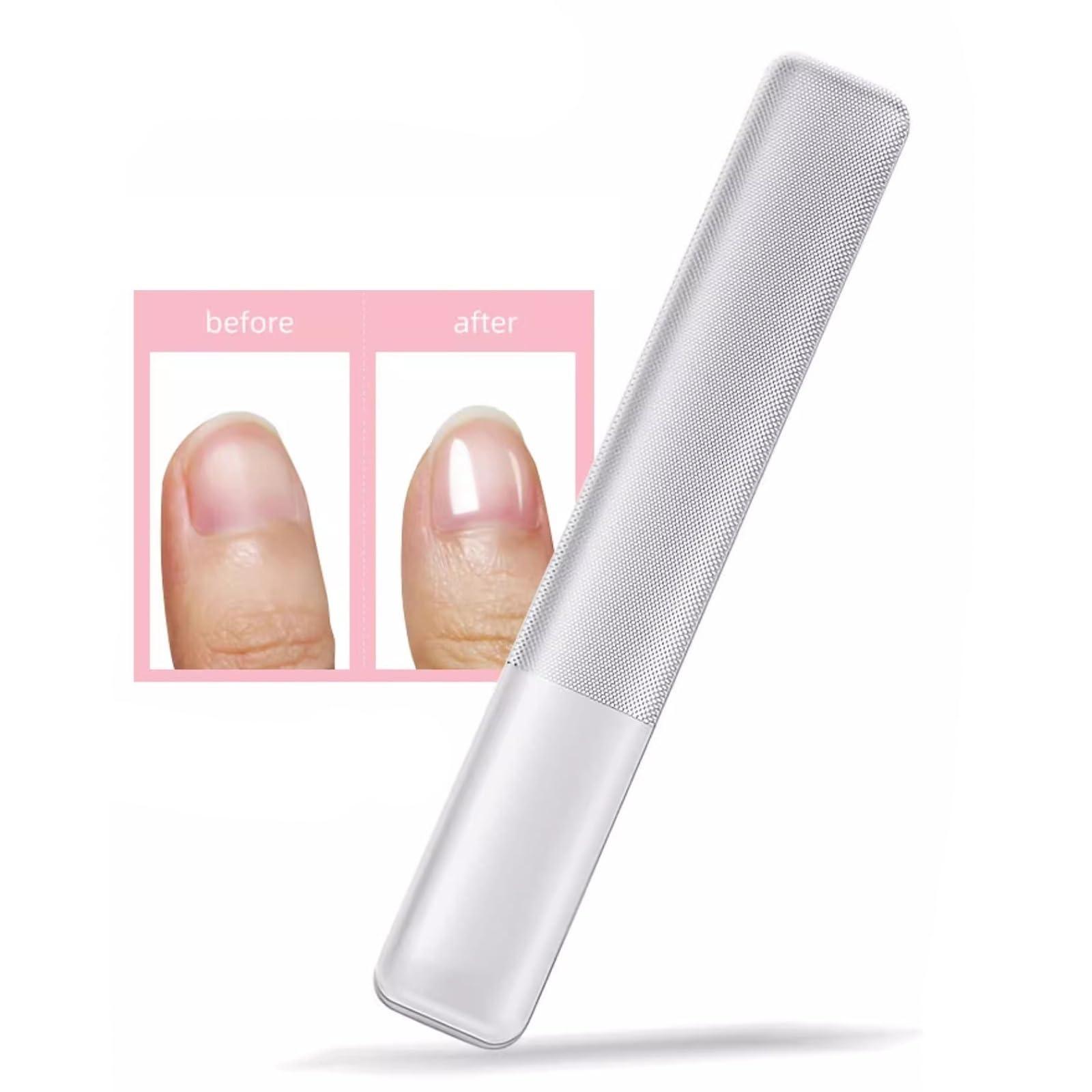 MWxpoSediR Travel Manicure Set,Nail Clippers Set Nail Clipper Set for Women, 6 Pieces Stainless Steel Manicure Kit with Splash Proof Nail Clipper, Portable Travel Nail Care Tools(Yellow)