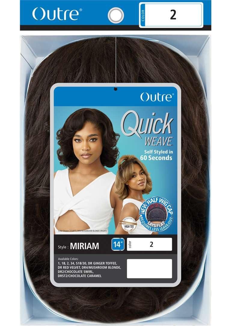 Outre Outre Quick Weave - Miriam (OFF BLACK 1B)