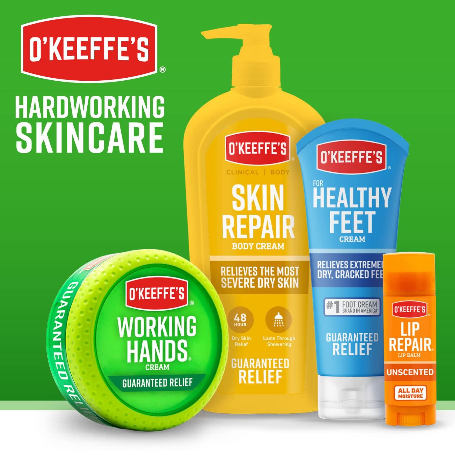 O'Keeffe's O'Keeffe's Skin Repair Body Lotion and Dry Skin Moisturizer, Pump Bottle, 12 ounce, Packaging May Vary