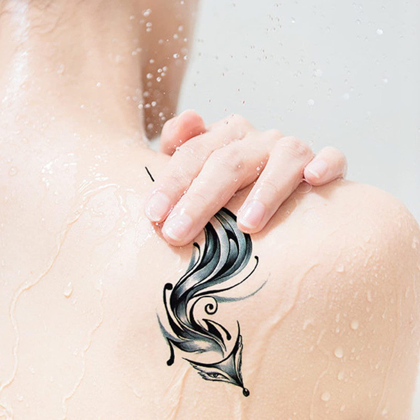 Boldjduuo3 Custom Temporary Tattoo with Name Text, Personalized Fake Name Tattoos, Customize Tattoo Sticker for Women and Men