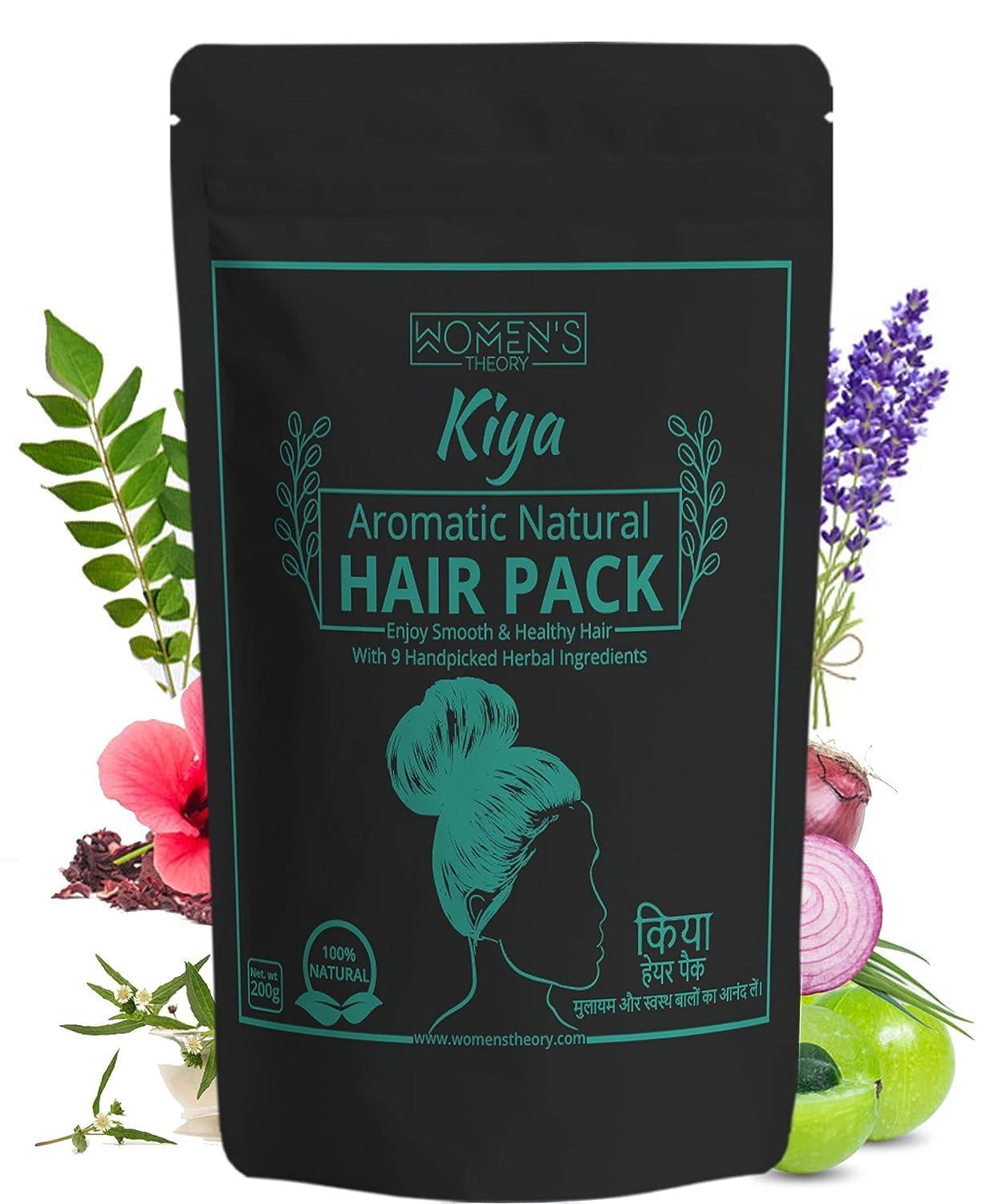 Generic Hair Pack/Mask Powder for Dandruff, Hair Fall and Hair Growth | Natural, Aromatic, Ayurvedic Hair Mask with Herbal Ingredients Hibiscus, Neem, Bhringraj, Onion & Amla