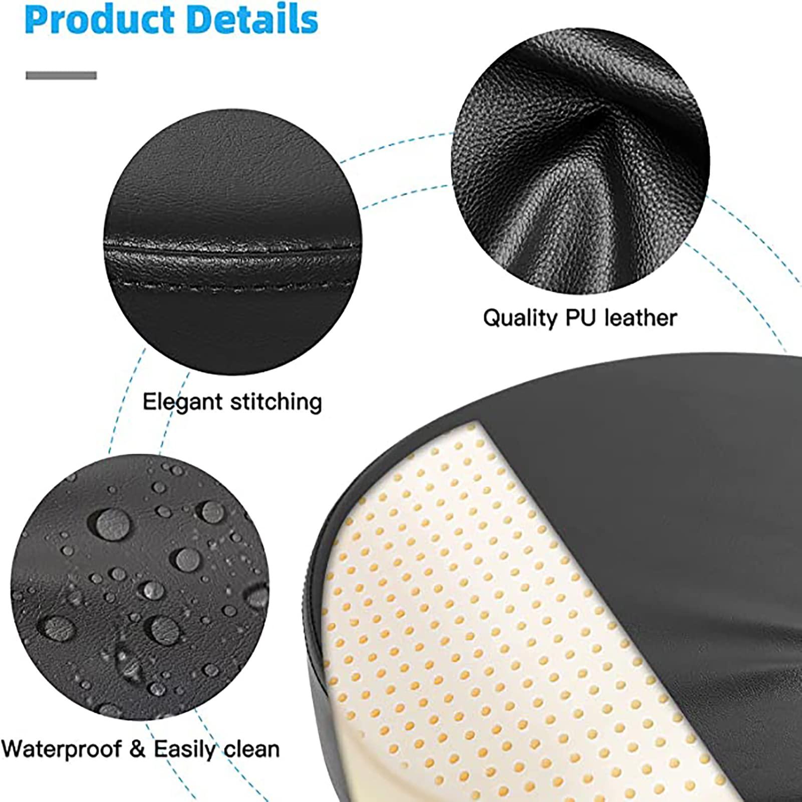 PTHTBL Adjustable Salon Stool with Roller Style Wheels Hydraulic Swivel Rolling Stool Large Seat Heavy Duty for Salon Office Home Use,C