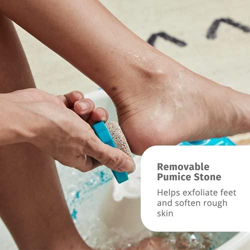 Homedics HoMedics Bubble Mate Foot Spa, Toe Touch Controlled Foot Bath with Invigorating Bubbles and Splash Proof, Raised Massage nodes and Removable Pumice Stone