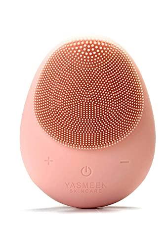 Yasmeen Skincare Co. Sonic Facial Cleansing Brush, Waterproof Electric Face Cleansing Brush Device for Deep Cleaning|Gentle Exfoliating|Massaging,Rechargeable,Yasmeen Skincare Co.