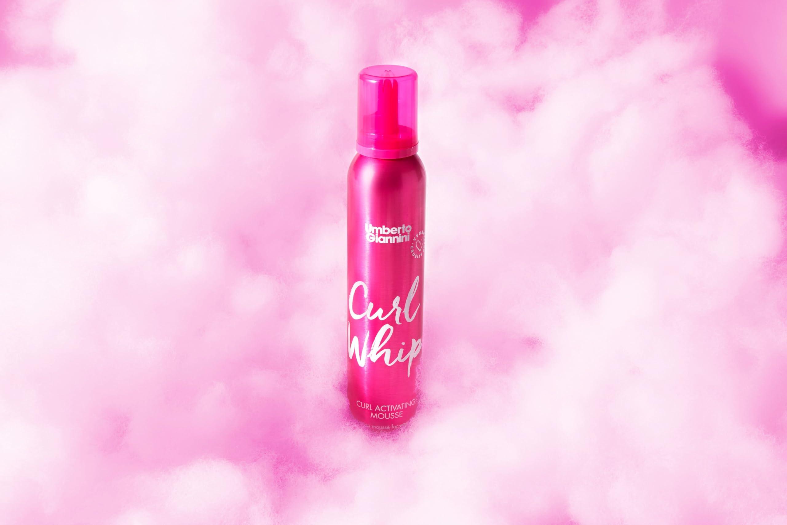 Umberto Giannini Umberto Giannini Curl Whip Curl Activating Mousse - Curl Defining and Frizz Ease Curl Styling Mousse for 2a-4c Curly, Wavy & Coily Hair - Vegan & Cruelty-Free