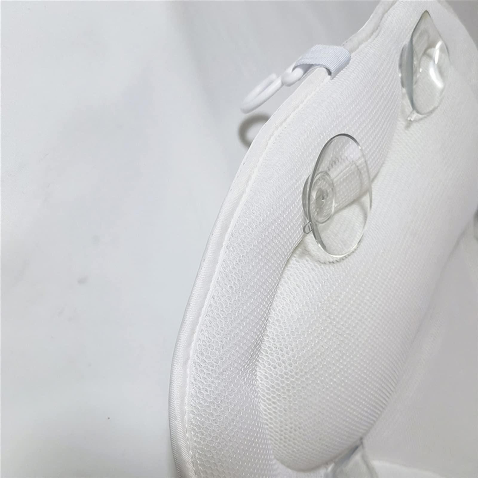 CHENYUEFA CHENYUEFA Bath Pillows White Butterfly Bath Pillow Breathable Bathroom Cushion Accersories for Home Bathroom Accessories with Suction Cups Pillow