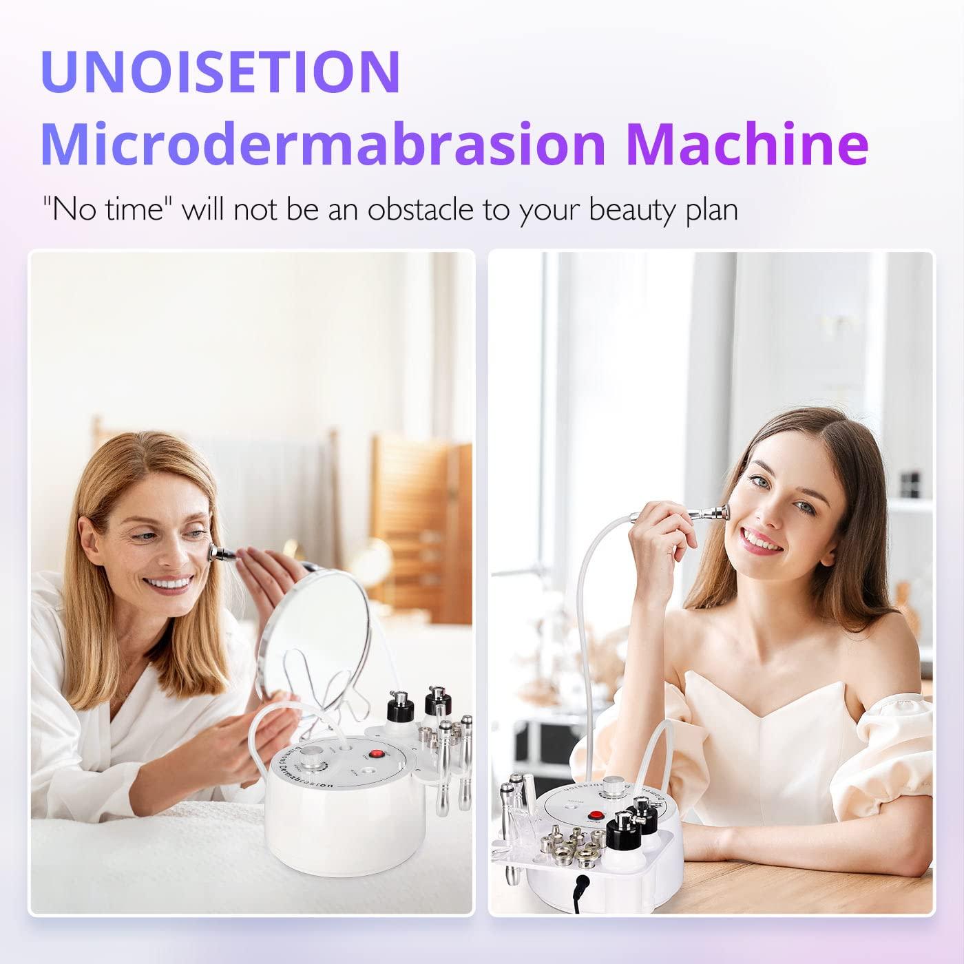 UNOISETION UNOISETION 3 in 1 Microdermabrasion Machine and Portable Dermabrasion Machine for Home and Travel