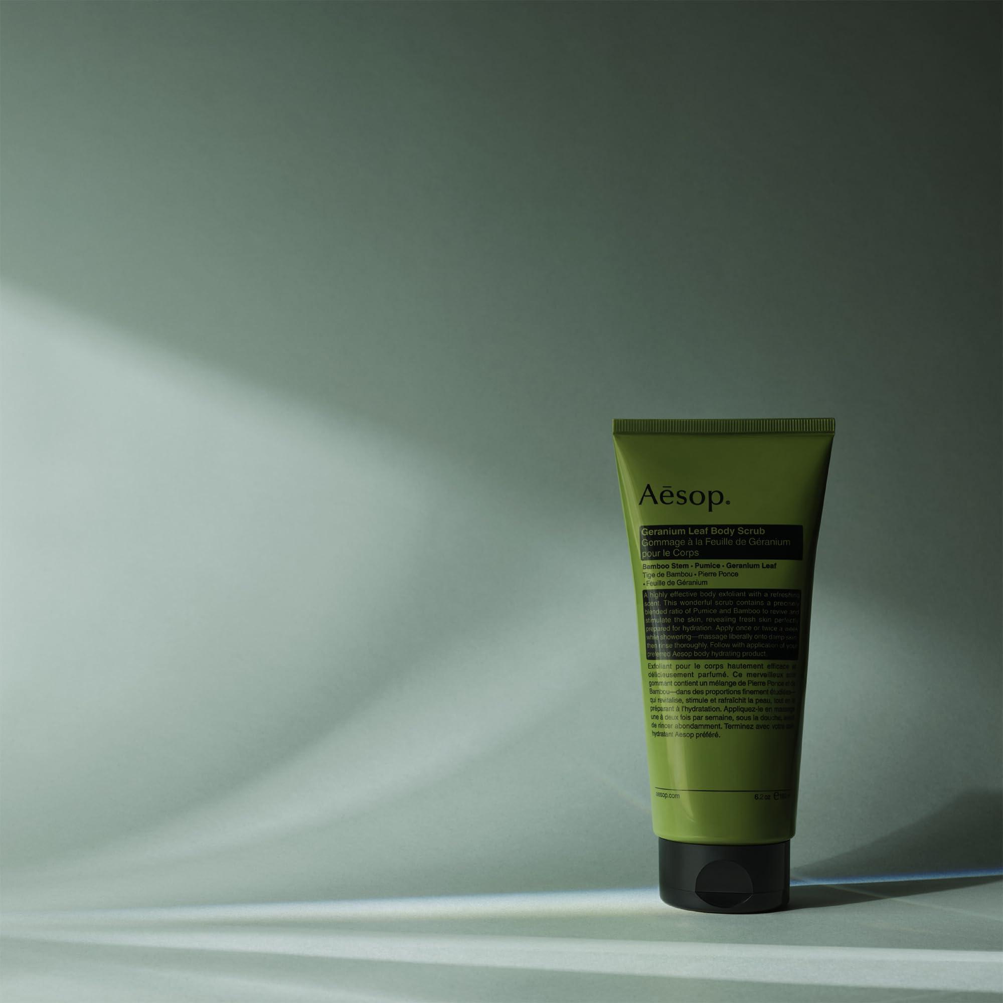 Aesop Aesop Geranium Leaf Exfoliating Body Scrub | Smooth, Soft, Hydrated Skin | 6.2 oz / 180mL