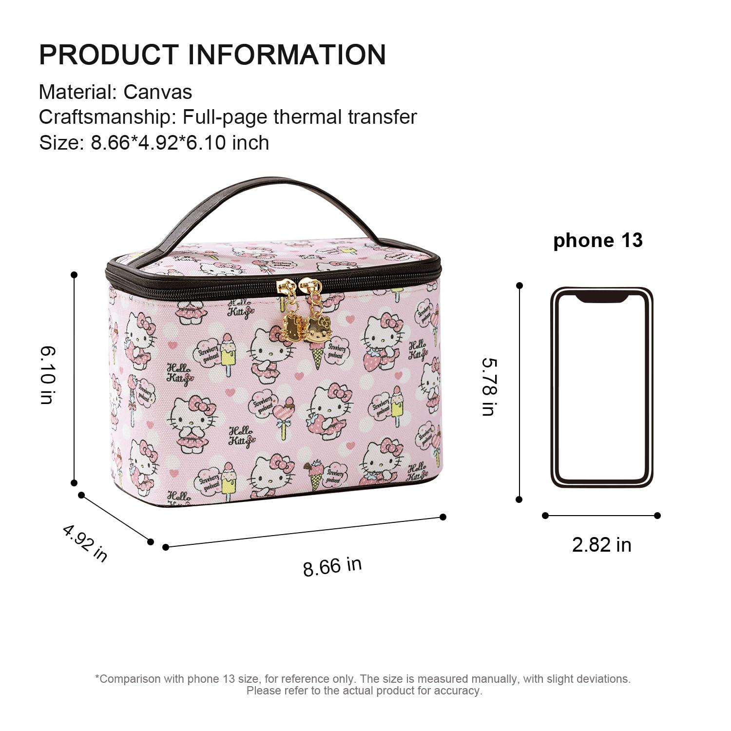 AmBealla AmBealla Make up Bag Travel Cosmetic Bags Brush Holder Zipper Pouch Case Organizer Cute Organizer Suitable for Purse for Women (07 Sweet Candy)