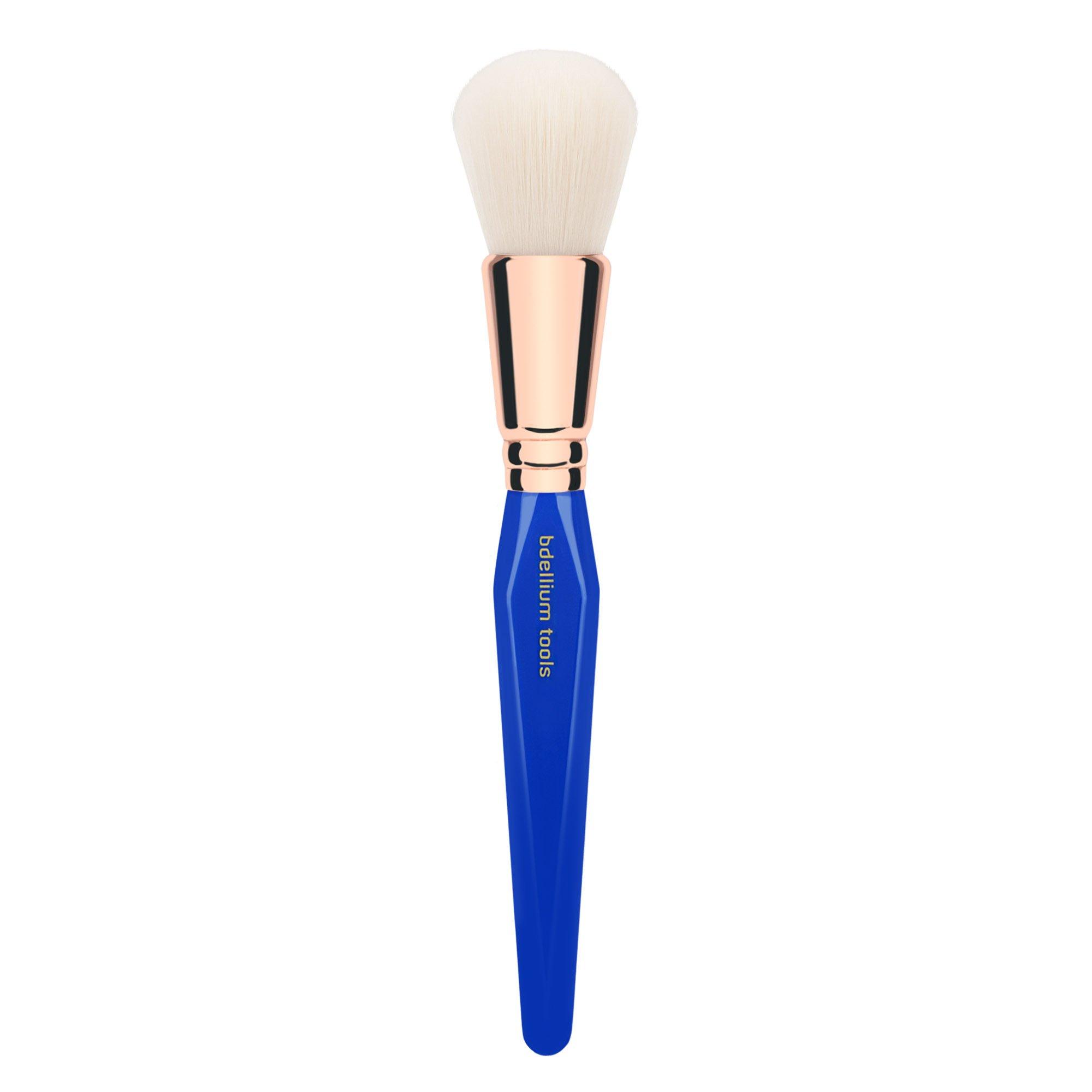 BDELLIUM TOOLS Bdellium Tools Professional Makeup Brush - Golden Triangle 959 Powder Blending - With All Vegan and Soft Synthetic Fibers, For Blending Powder (Blue, 1pc)