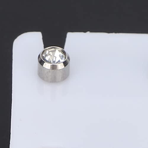 GOTOTOP 12 Pairs Stainless Steel Stud Earrings, Premium Ear Piercing Gun, Steel Safe Ear Piercing Gun Tools Kit Ear Stud Earplug Earring For Ears Nose Navel Lip