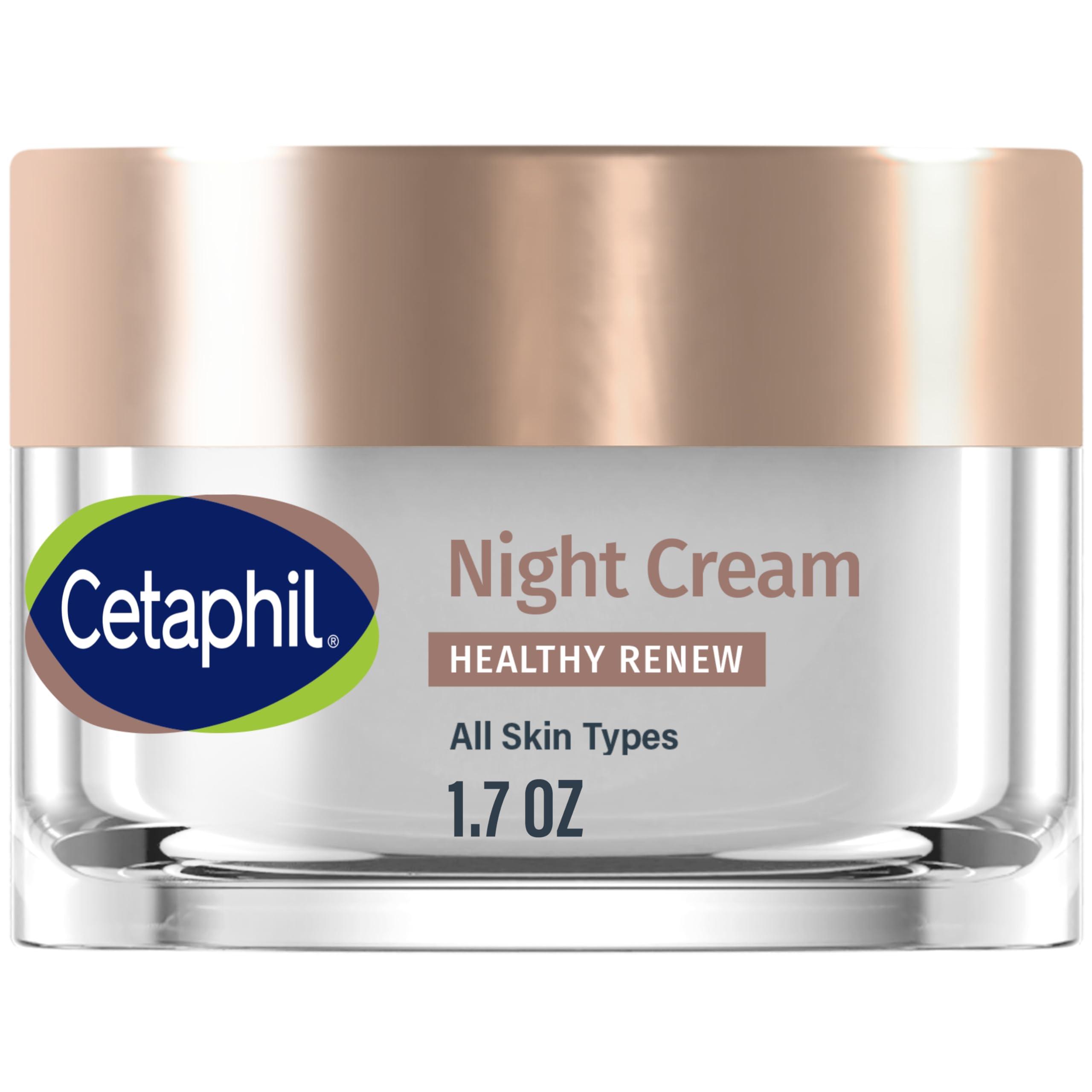 Cetaphil Cetaphil Healthy Renew Skin Tightening Night Cream 1.7 Oz, Wrinkle Repair Cream for Face with Peptides, Retinol Alternative Cream For Sensitive Skin, Fragrance Free