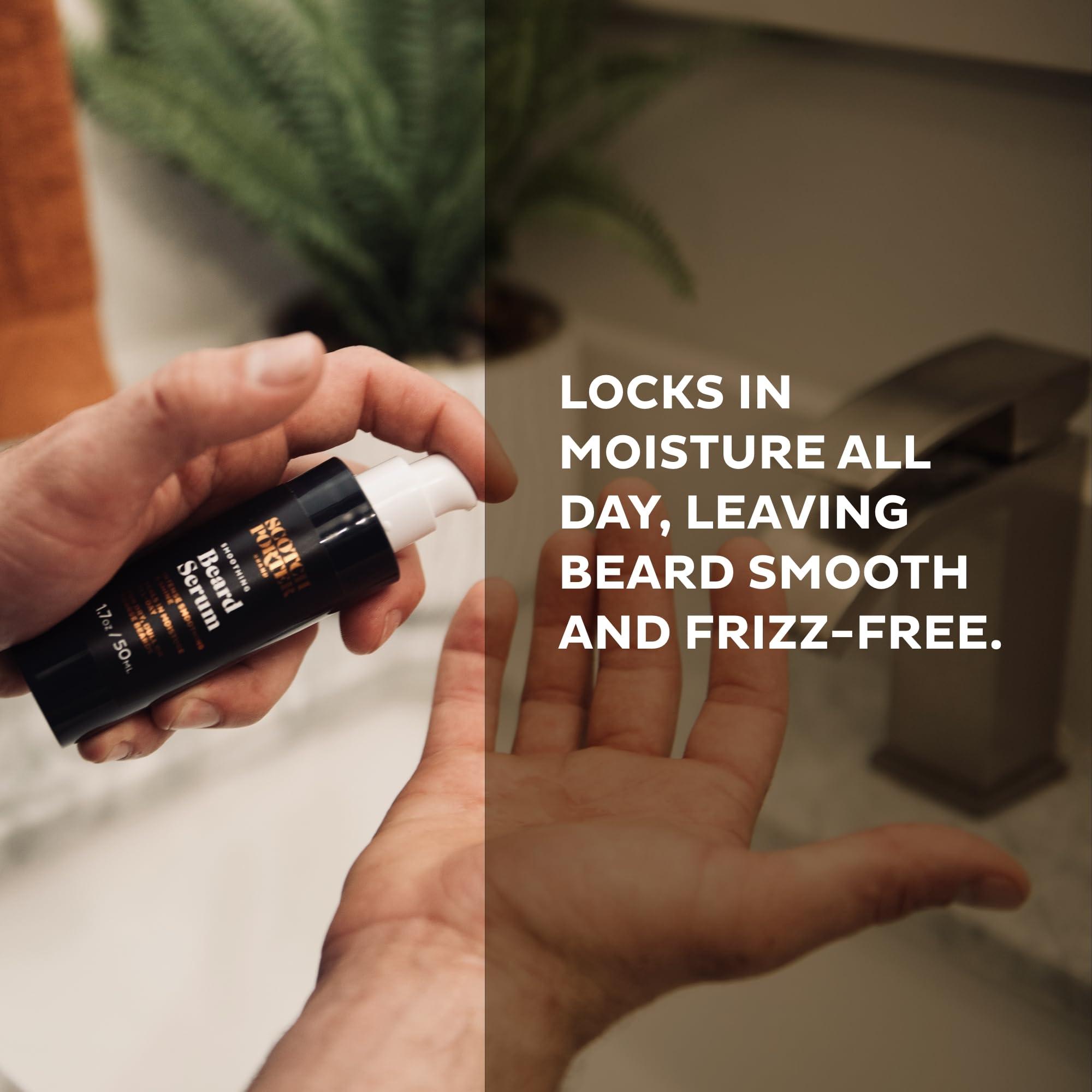 Scotch Porter Scotch Porter Leave-in Beard Conditioner and Smoothing Beard Serum for Men | Formulated with Non-Toxic Ingredients, Free of Parabens, Sulfates & Silicones | Vegan |Leave-in 4oz, Serum 1.7oz
