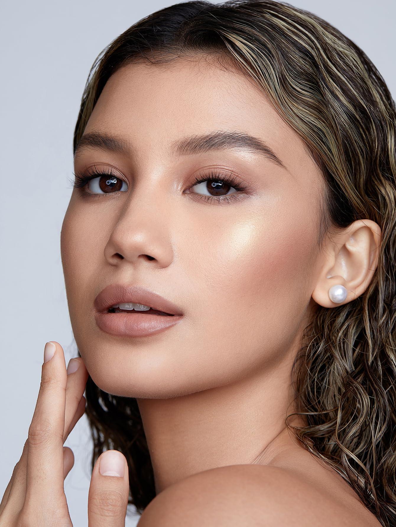 SHEGLAM SHEGLAM Cream Highlighter Stick Long Lasting Brightening Non-Caking Highlighter Makeup - Tea Cake