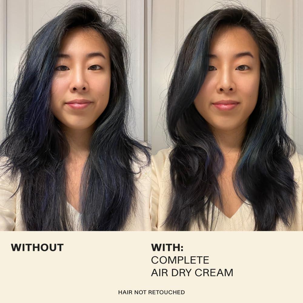 JVN JVN Styling Cream, Air Dry, 2 Fluid Ounces, Frizzy Hair, Heat Protection, Sulfate and Silicone Free, Grapefruit Scent, Light Hold for All Hair Types, Textures