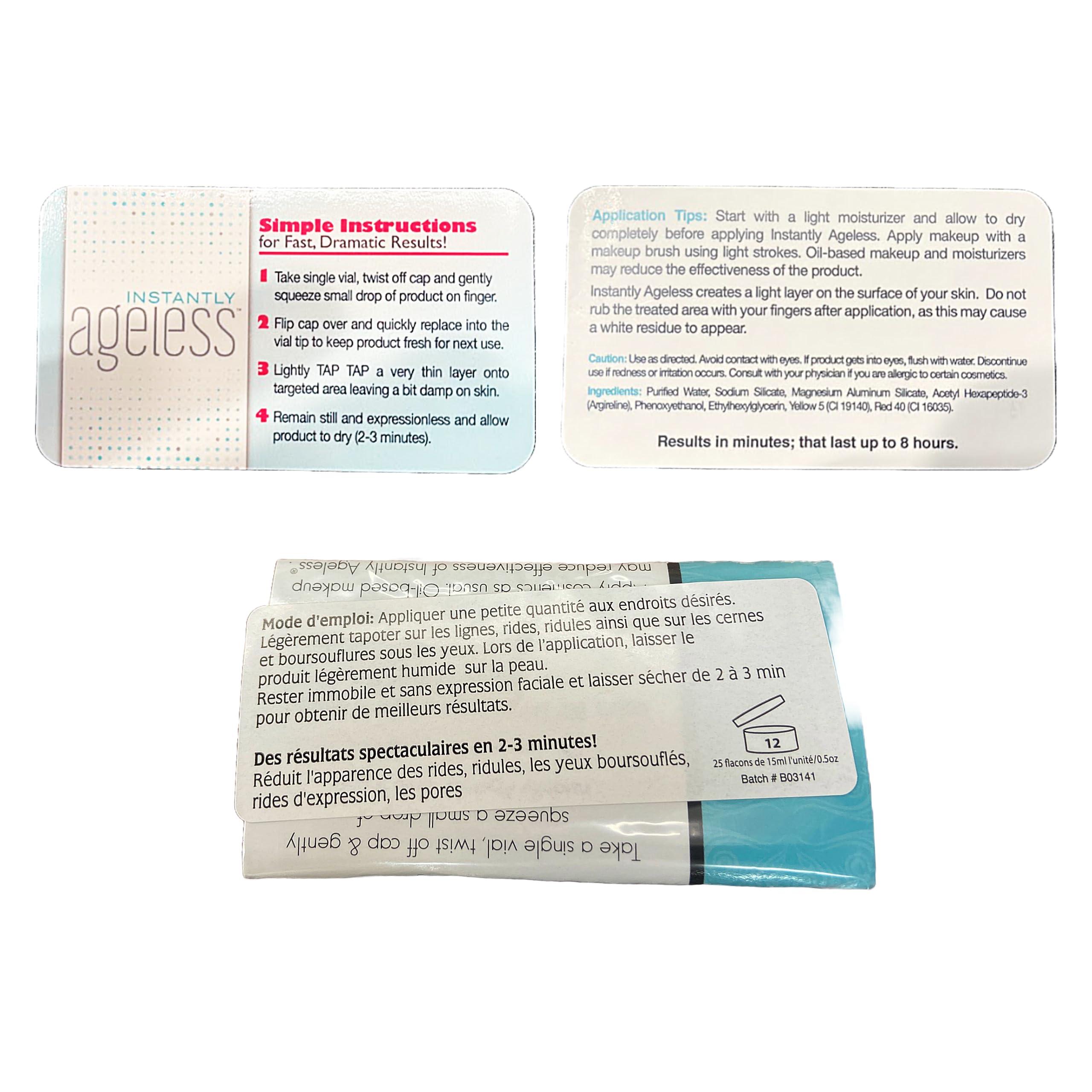 Jeunesse Global Instantly Ageless - Anti Wrinkle 5 Vials (.6mL Each)