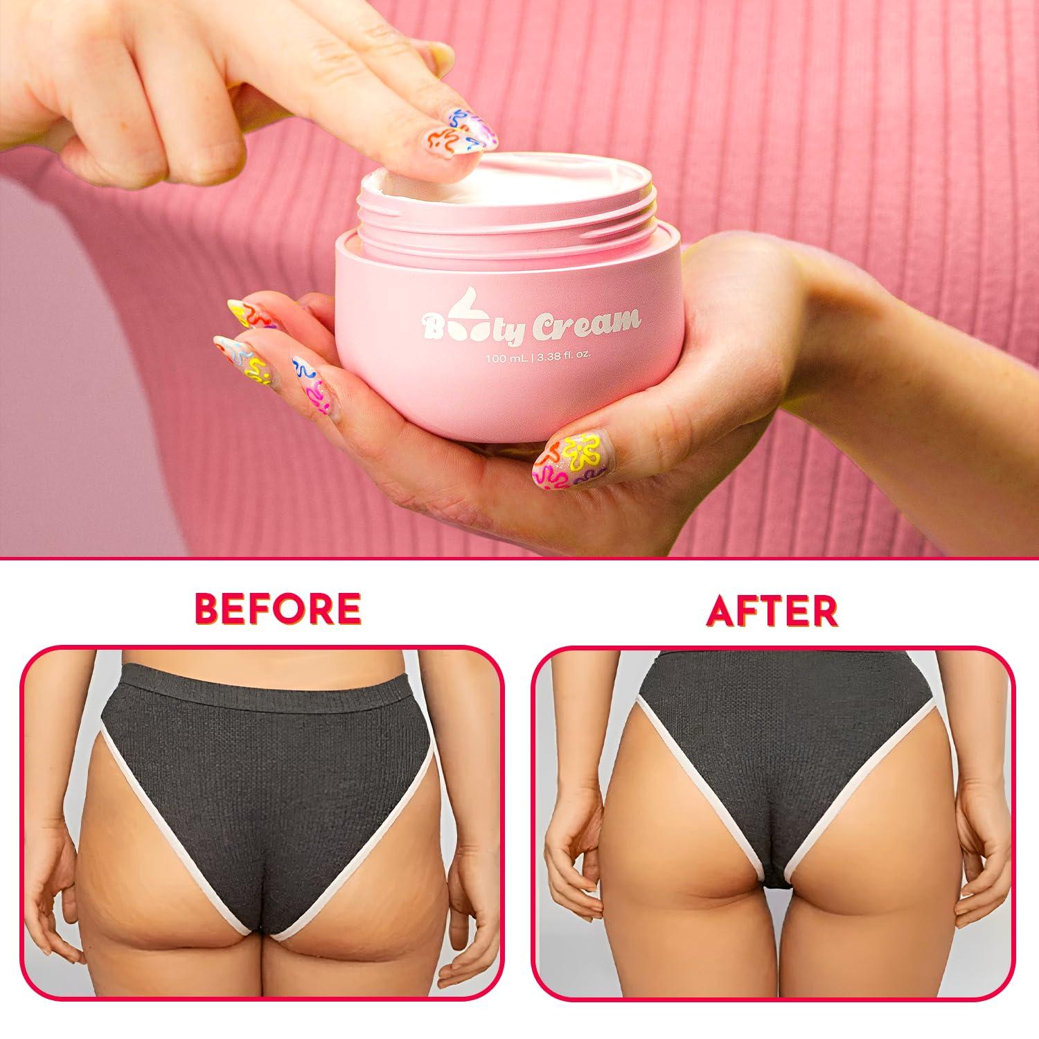 THUMBBUTTS Thumbbutts Booty Firming & Lifting Cream, Bum & Firm Cream for Women, Beauty Bum Cellulite Cream, Butt Firming & Tightening Cream, Firm & Lift Booty Cellulite Butt Mask