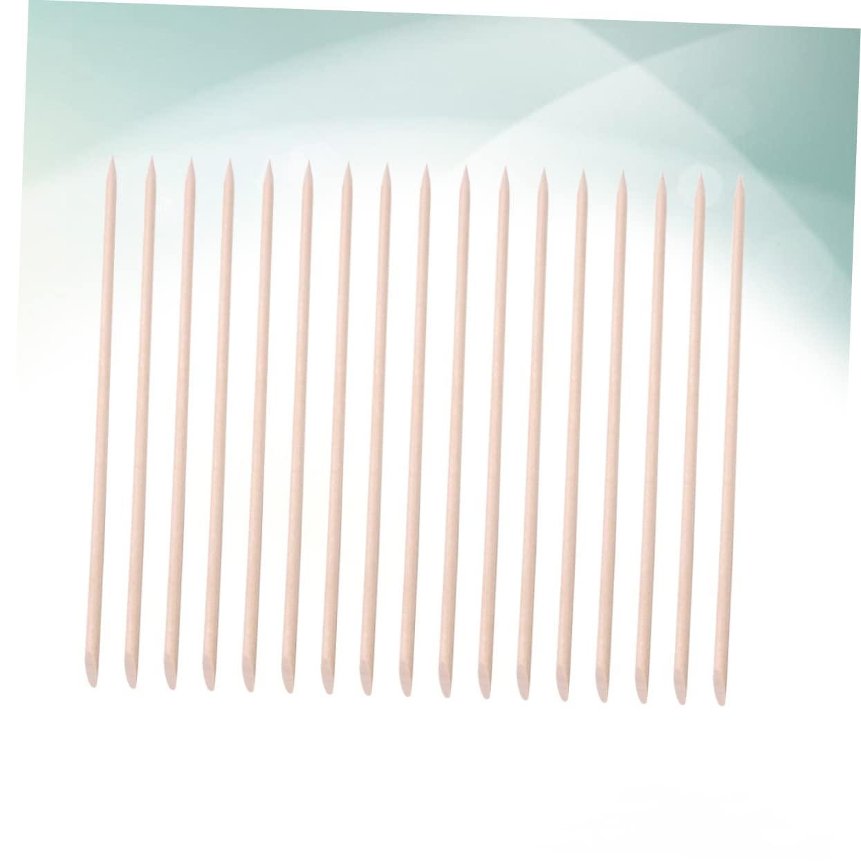 Mipcase Mipcase Wooden Nail Art Stick 200pcs Cuticle Remover Set Sticks Cuticle Cleaner