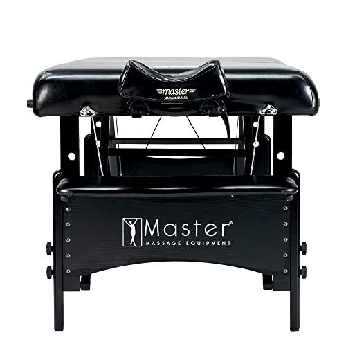 Master Massage Master Massage Table Galaxy Heated Professional,30 inch Extra Wide Portable Folding Memory Foam PU Upholstery Salon Spa bed,Height Adjustable Massage Therapy Table with carrying case (30" Galaxy TT)