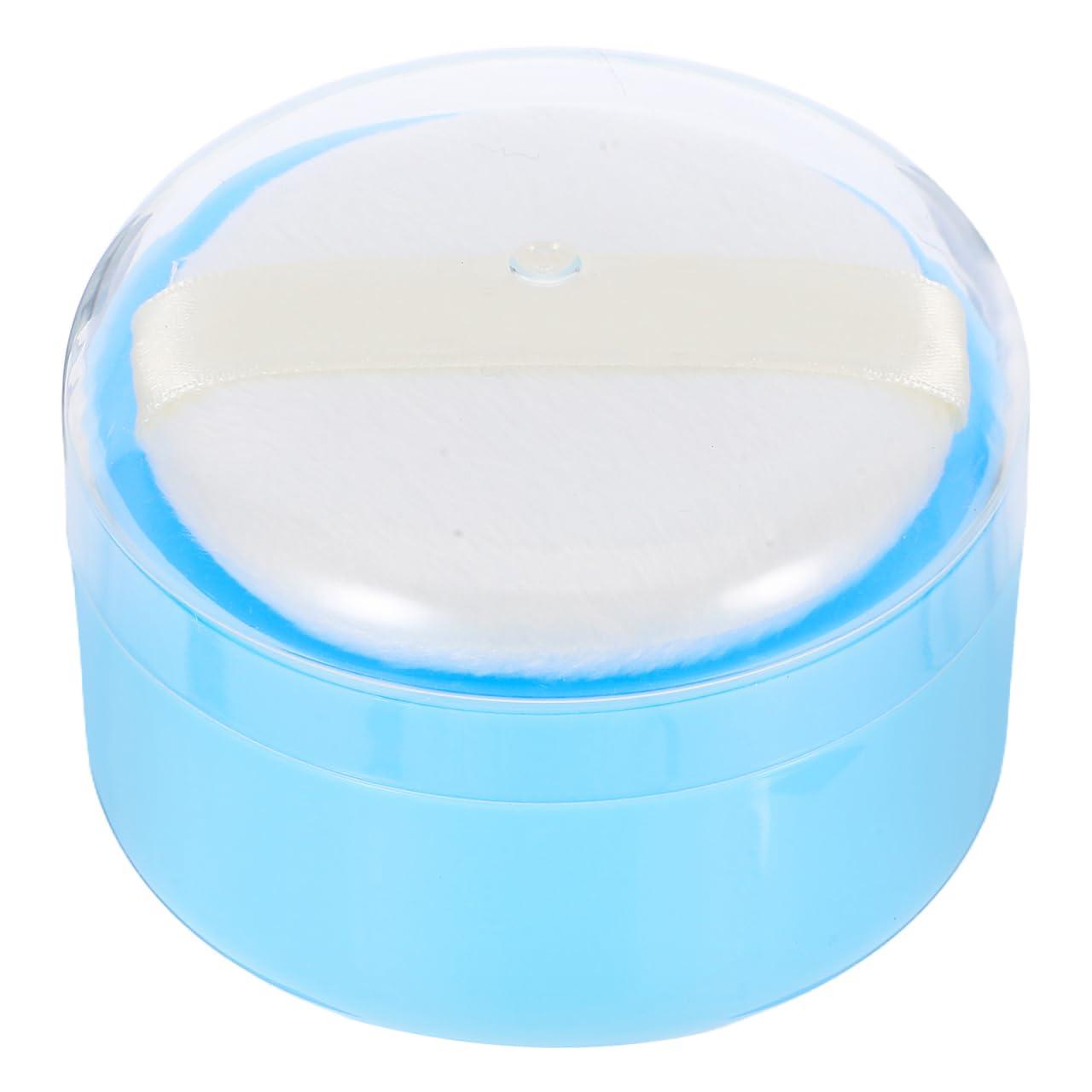 SKISUNO SKISUNO Box Body Powder Box After- Bath Powder Puff Container Baby Puff Container Powder Puff and Container for Body Powder Adult Powder Puff Case Applicator Textile Cotton Storage Child