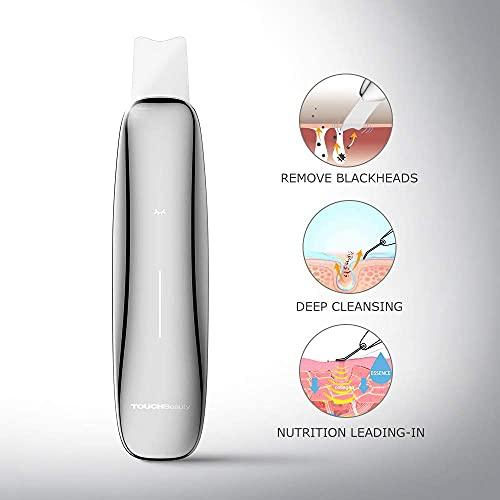 TOUCHBeauty TOUCHBeauty Professional Facial Scrubber Spatula Cordless Blackheads Remover Comedones Extractor Rechargeable Skin Scraper Device -Won Red Dot Winner 2021