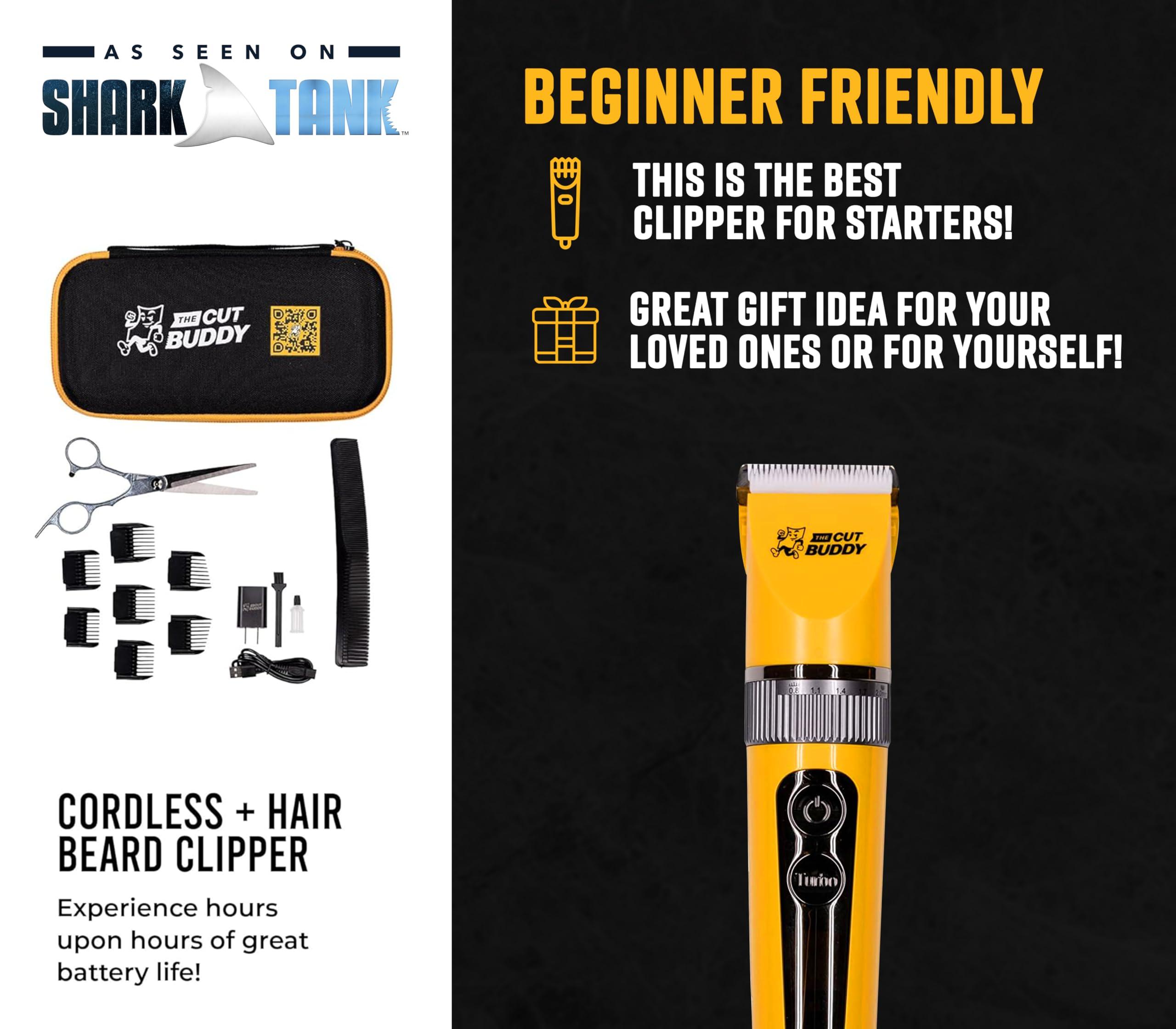 The Cut Buddy The Cut Buddy Clipper & Grooming Set + Mini Compact Foil Electric Face & Head Shaver for Men