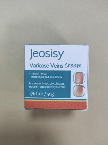jeosisy jeosisy Varicose Vein Cream for Legs - Varicose Veins Cream, Varicose & Spider Veins Soothing Leg Cream for Women Men