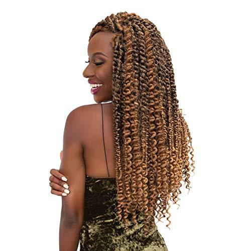 Hair Plus Femi Collection MnM'S Crochet Braids MnM'S Passion Water 20" (6-pack, T1B/BURG)