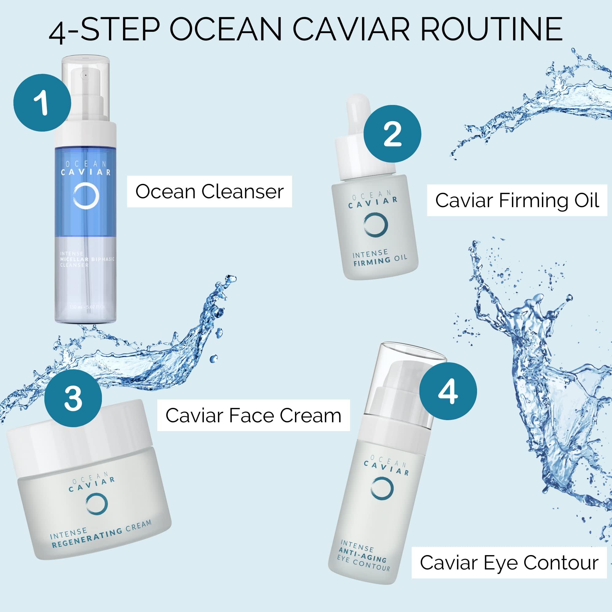 Noche Y Dia Noche Y Dia Caviar Firming Oil - Anti Aging Face Serum with Vitamin E - Firm & Lift Skin - Targets Fine Lines & Wrinkles - 20mL (.67 fl oz)