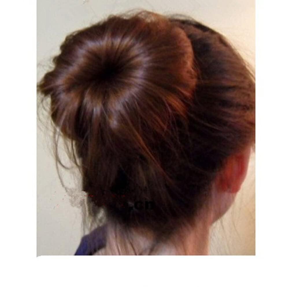 JJLFresheners 4Pcs Black Hair Bun Maker Magic Hair Styler Set Hair Styling Sponge New Released Elastics and Ties Hair Accessories