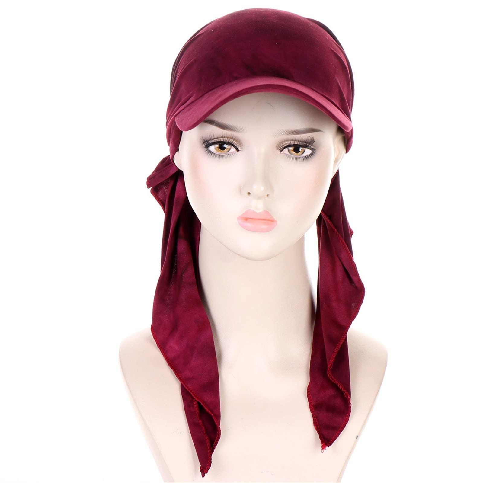 Generic Durags Doo Rag Dew Rags for Men Durags Headwear Hat Headwraps for Men Women Headwear Head Scarf (Hot Pink, One Size)