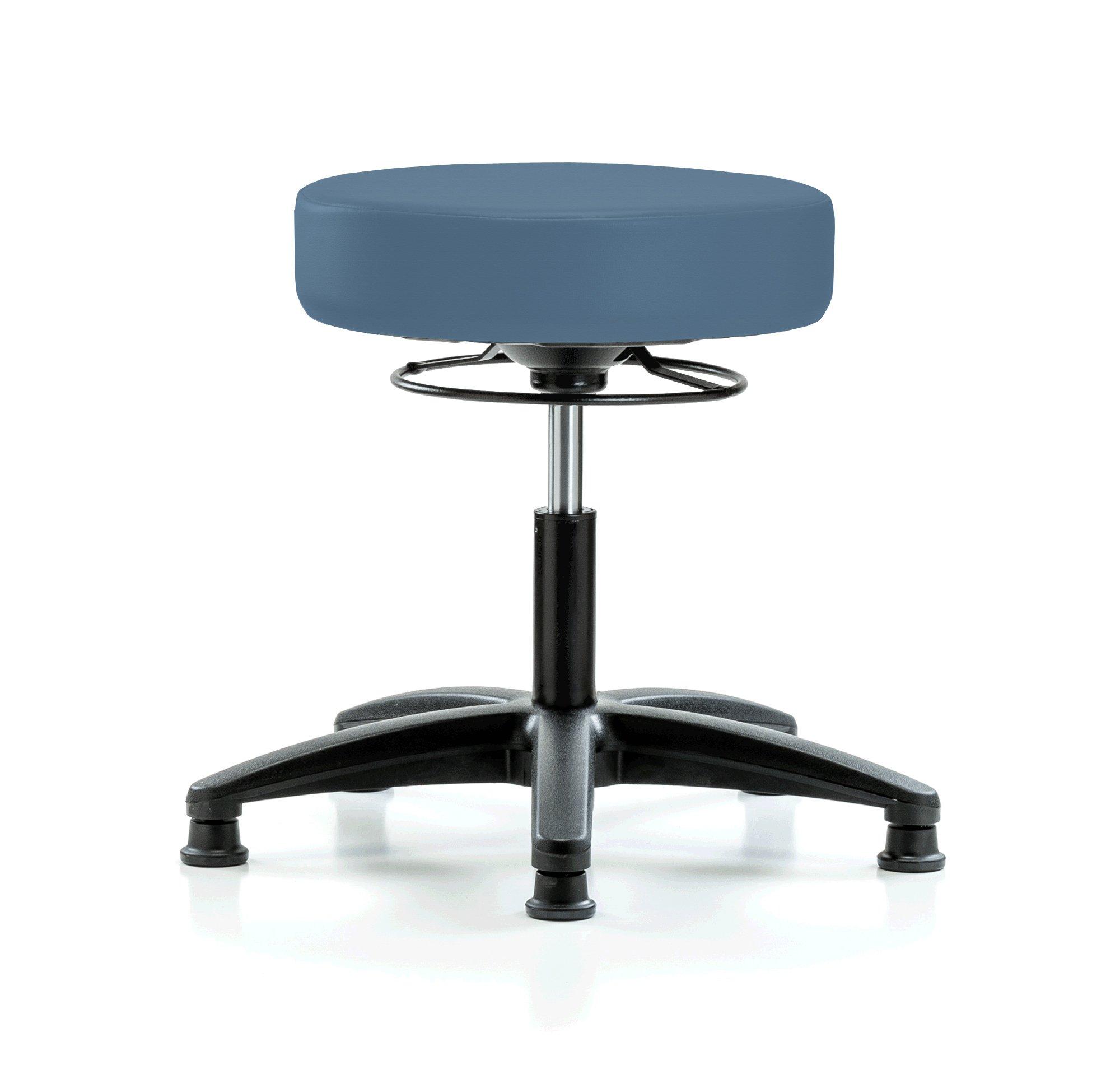 Perch Chairs & Stools Perch 360 Degree Height Adjustable Stationary Massage Therapy Swivel Stool | Desk Height | 300-Pound Weight Capacity | (Newport Fabric)
