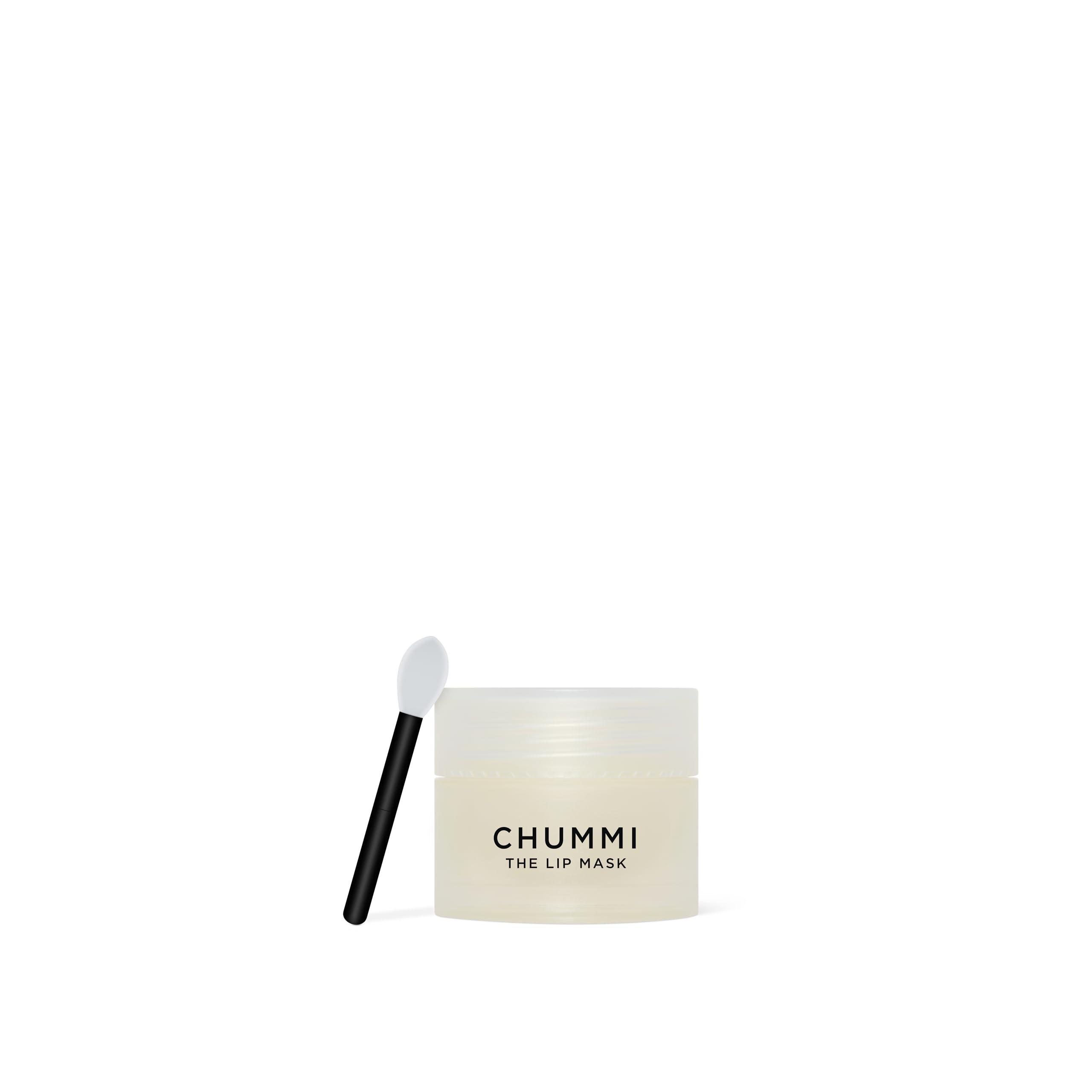 Pestle & Mortar CHUMMI LIP MASK - skincare for your lips - Luxurious overnight lip treatment in coconut, berry, and vanilla, blended with lip-softening plant butters and exfoliating berry extracts. (20g, Coconut)