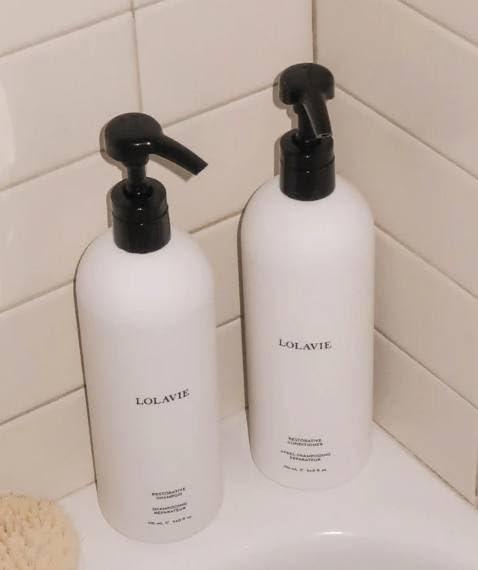 LolaVie LolaVie Mega Wash Day Essentials Restorative Shampoo and Conditioner 2 X 24 oz