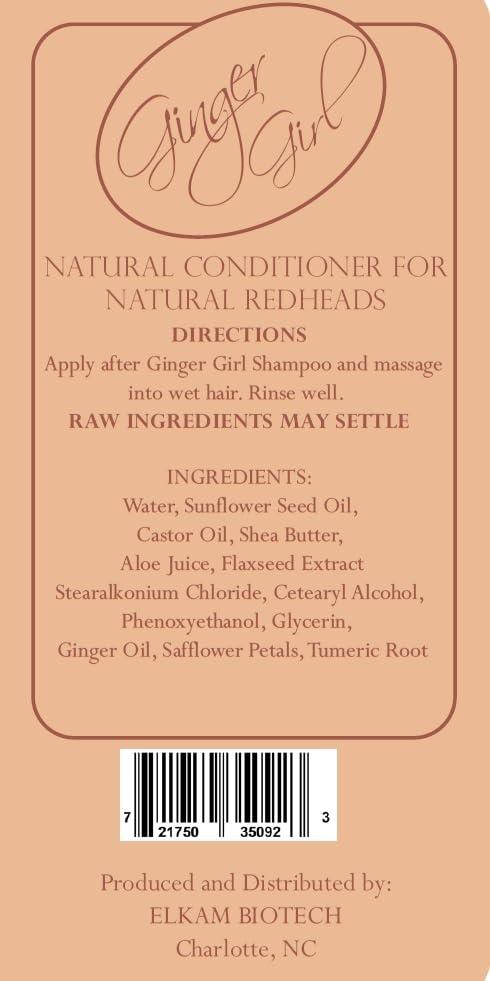 Ginger Girl Ginger Girl - Natural Conditioner for Natural Redheads, 8 Fl Oz (Pack of 1), Strawberry-blonde