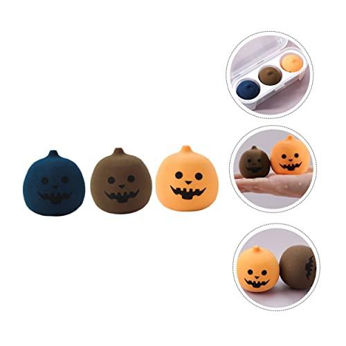 Abaodam Abaodam 3pcs Halloween Makeup Egg Face Makeup Sponge Loose Powder Puff Foundation Beauty Puff Cream to Powder Foundation Facial Powder Puffs Hydrophilic Polyurethane Girl Filler Make up