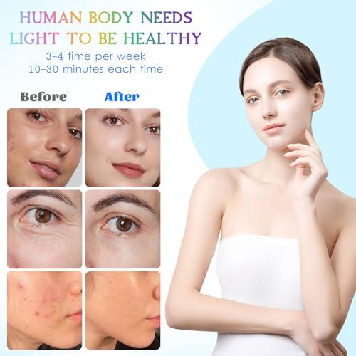 Zarlbol Zarlbol LED FACIAL LIGHT THERAPY MASK-Red Light Therapy for Face, Led Face Mask Light Therapy,Current Body Led Mask,Omnilux Red Infrared Light Therapy for Body and Face Beauty Mask