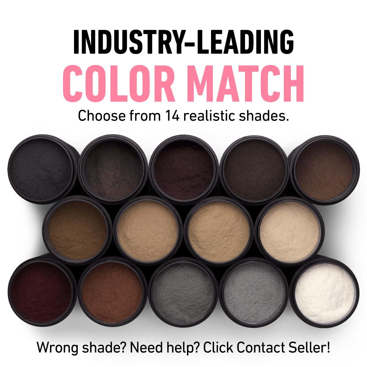 Boldify BOLDIFY Hair Fibers (56g) - Fill In Thinning and Fine Hair for an Instantly Fuller, Thicker Look - 14 Shades for Women & Men - Black