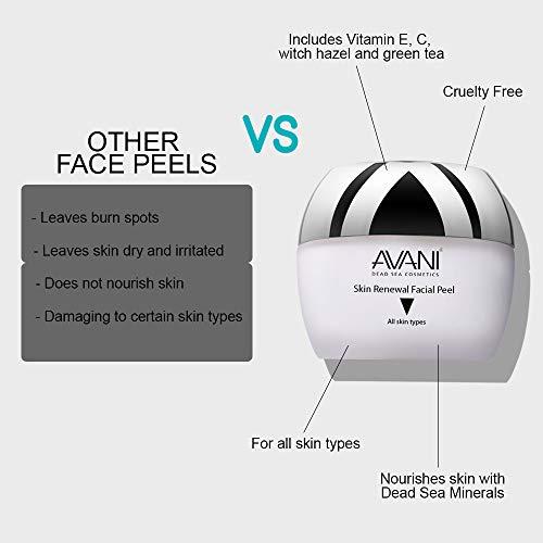 Avani AVANI Dead Sea Facial Peel and Mineral Body Scrub - Anti-Aging, Exfoliating for All Skin Types
