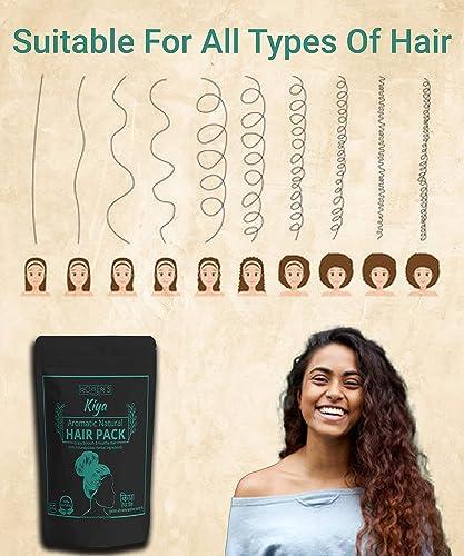 Generic Hair Pack/Mask Powder for Dandruff, Hair Fall and Hair Growth | Natural, Aromatic, Ayurvedic Hair Mask with Herbal Ingredients Hibiscus, Neem, Bhringraj, Onion & Amla