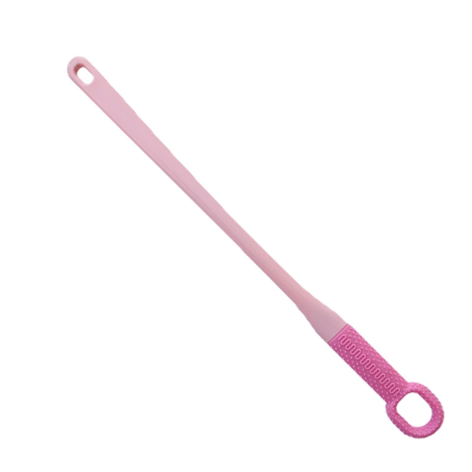 Huvqianu Toe Cleaning Brush | Long Handle Scrubber | Foot Scrubber Shower, Silicone Bristles Brush, Between Toe Scrubber, Senior Foot Cleaner, Shower Foot Brush, Foot Hygiene Tool, Elderly Foot Scrubber