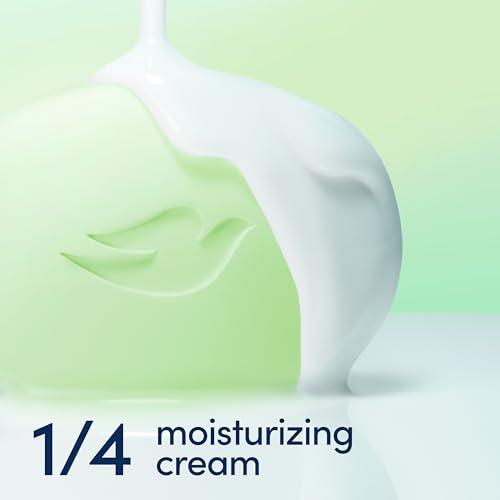 Dove Dove Beauty Bar Soap Cool Moisture Cucumber & Green Tea Scent, 8 Bars for Refreshed Skin, Leaves Skin Refreshed 3.75 oz