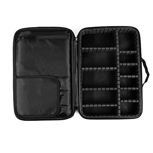 Aimeely Aimeely Large Professional Makeup Cosmetic Bag Portable Waterproof Travel Train Organizer Rosy Red