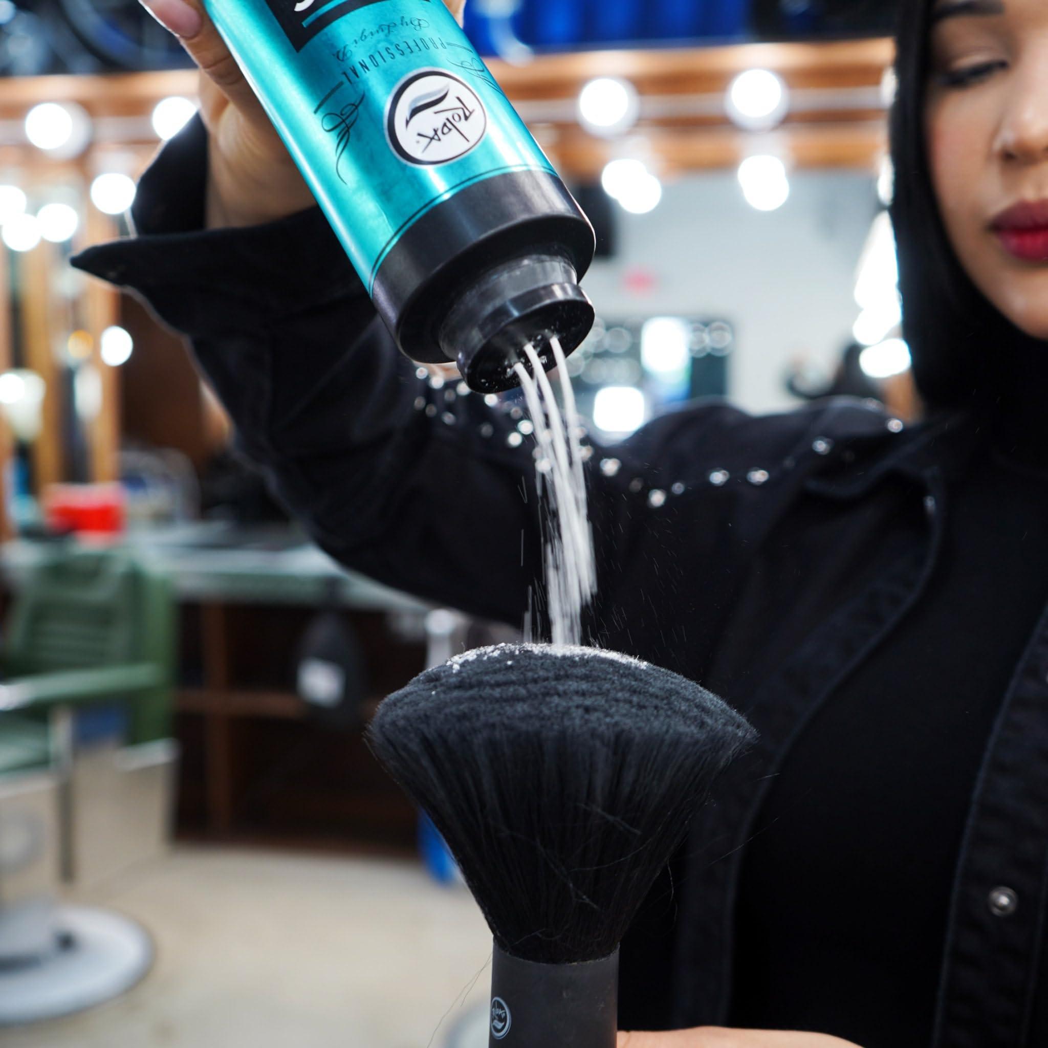 Rolda Rolda Men\'s Barber Talc Powder - White Talcum Powder After-Shave Solution is Highly Absorbent and Provides A Fresh, Clean Feeling After Every Shave, Helping to Calm Itchy Skin and Prevent Irritation