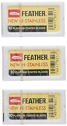 Feather Feather Double Edge Safety Razor Blades 30 Count
